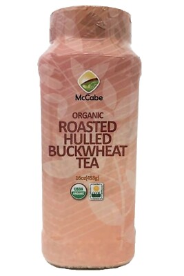 McCabe Organic Roasted Hulled Buckwheat Tea, 16 oz USDA & CCOF Organic Certified