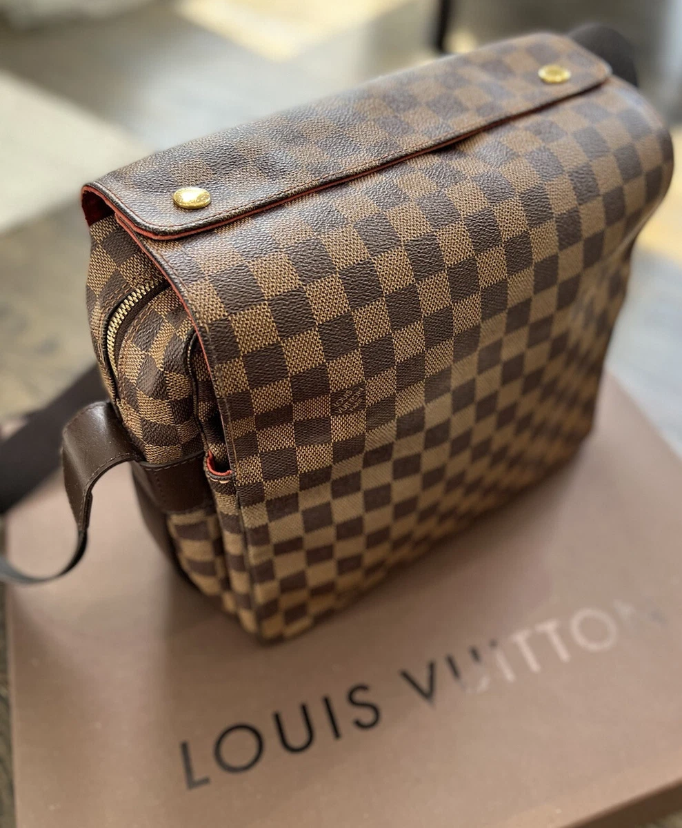 Louis Vuitton Damier Ebene Canvas Naviglio Messenger Bag Louis Vuitton