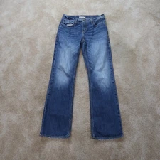 Reclaim Regular Bootcut Jeans Men's 28x31 Blue Distressed Denim