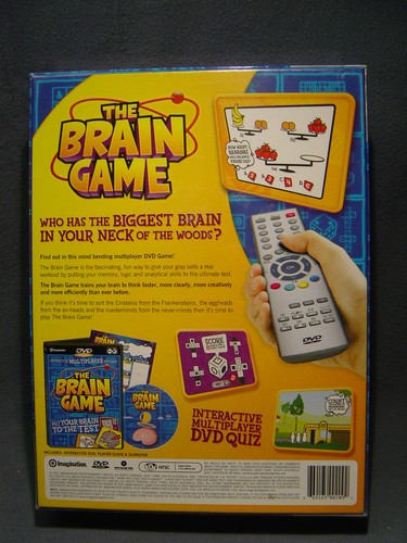 THE BRAIN GAME 10 & UP INTERACTIVE MULTIPLAYER DVD QUIZ - Picture 2 of 4