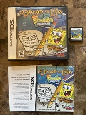 Drawn to Life: SpongeBob SquarePants Edition- Nintendo DS Complete W/ Manual 