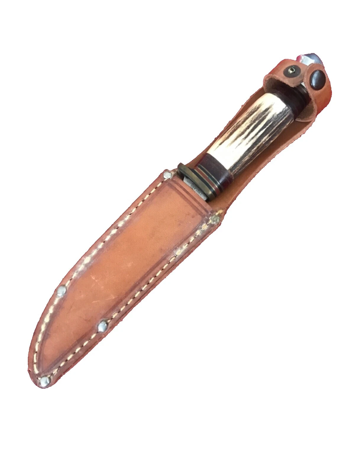 Hoja de acero al carbono mango de hueso Vintage de colección Cuchillos de Hoja Fija producidos en fábricas