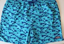 Vineyard Vines Swim Trunks Tuna Palm Chappy 2XL NWOT Blue Maritime XXL