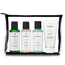 Philip B Paraben Free Travel Kit for All Hair Types 4 x 60 ml Unisex