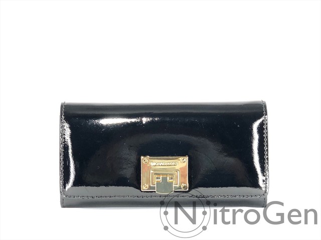 michael kors patent leather wallet