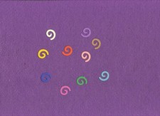SWIRL small die cuts scrapbook cards