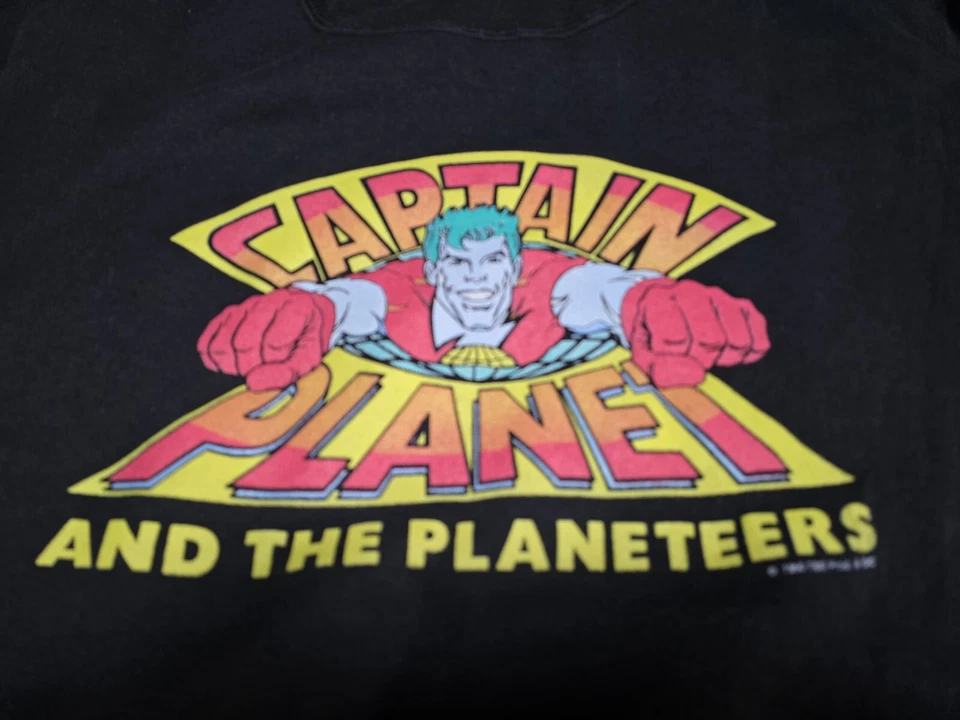 Sudadera Captain Planet And The Planeteers Juvenil XL DE COLECCIÓN 1990 USADA EN EXCELENTE ESTADO  Foto 2 de 4