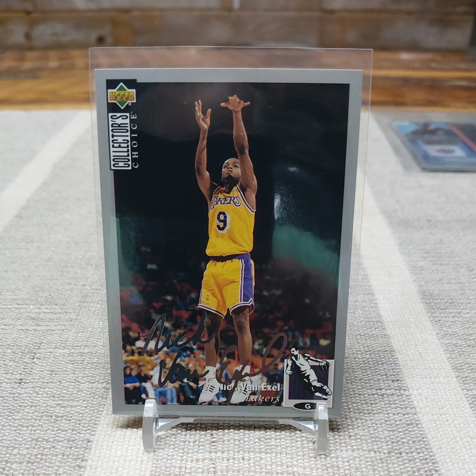 1994UpperDeck Collectors Choice Nick Van Exel Silver Signature 2cardminimumREAD 