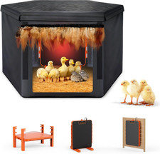 Smart Chicken Coop Heater - Chick Brooder Heat Plate with Temperature Sensor - H