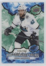 2021-22 Upper Deck Ice Ice Premieres Green 445/799 Jonah Gadjovich #155 c3c