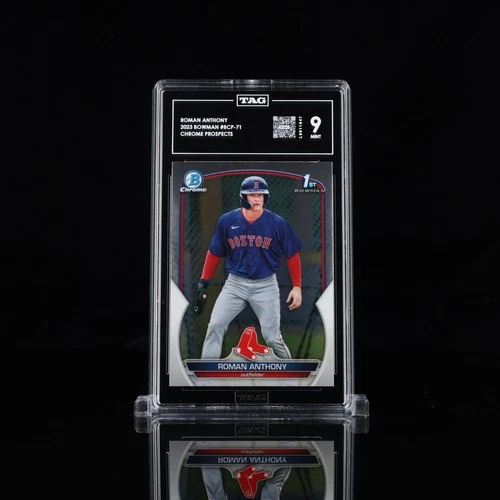 2023 1st Bowman Chrome Prospects Roman Anthony #BCP-71 (RC) TAG 9 | low PSA pop
