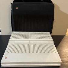 Apple Macintosh Portable Computer M5120 With Bag Case Vintage AS IS PARTS ONLY