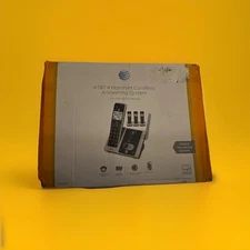 AT&T 4 Handset Cordless Answering System with Caller ID/Call Waiting -Box Damage