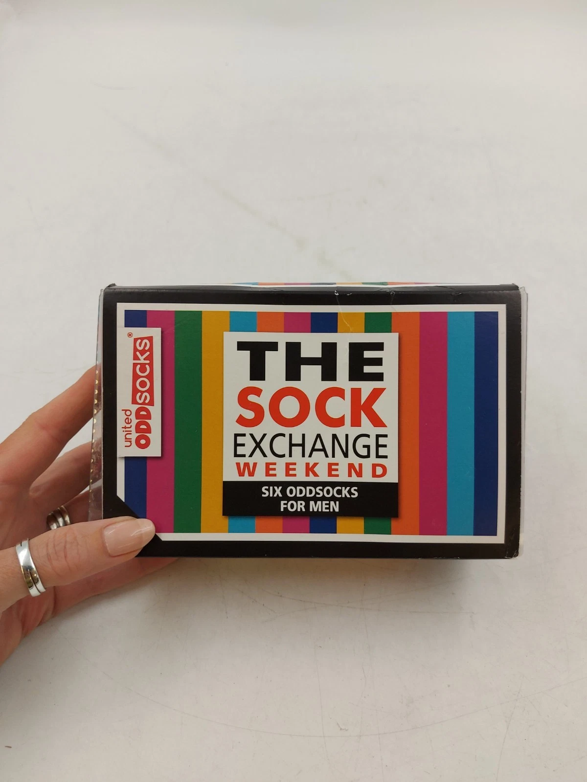 Mens United Oddsocks The Sock Exchange Weekender 6 Multicolored Socks Box5510 T