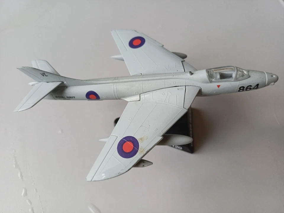 Postage Stamp Model Power Diecast Hawker Hunter Royal Navy 1;120 - Image 2 of 3