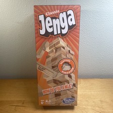 Jenga Classic Game 54 Pieces Wooden Blocks To...