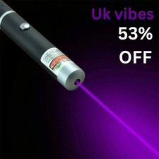1000Miles Strong Beam Purple Laser Pointer Pen 533nm Lazer Torch Cat Dog Pet ToY