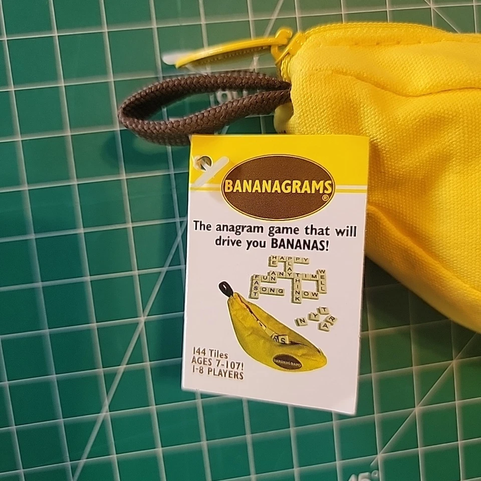 NEW NWT Bananagrams Crossword Family Fun Game Night Tile Word Play COMPLETE - Image 3 of 4