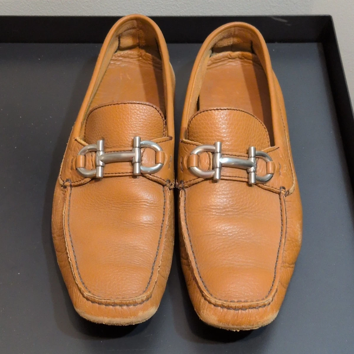 Salvatore Ferragamo Brown Casual Shoes for Men for sale | eBay display picture 2