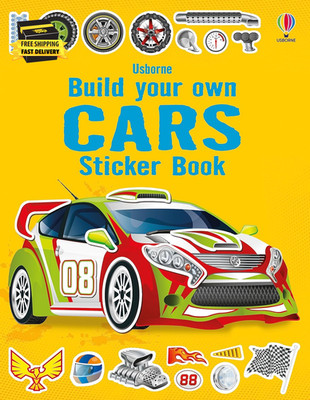 Build Your Own Cars Sticker Book: Build and Customize Your Own Supercars in This