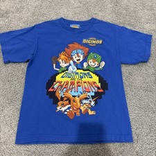 2000s Digimon Digital Monsters Youth M T-Shirt