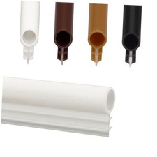 Window Weatherstrip Seal 1/4" Bulb Bubble Kerf Mount Gasket 25', White