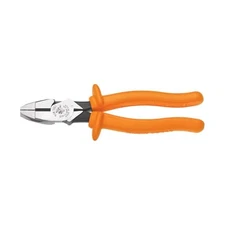 Klein Tools D213-9NE-INS Insulated Pliers, USA, Side Cutting Nose Pliers 9-Inch