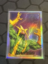 2024 SkyBox Marvel Masterpieces 92 Platinum Electro #23 Rainbow