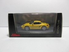 Schuco 1/43   Porsche Cayman S yellow 528796