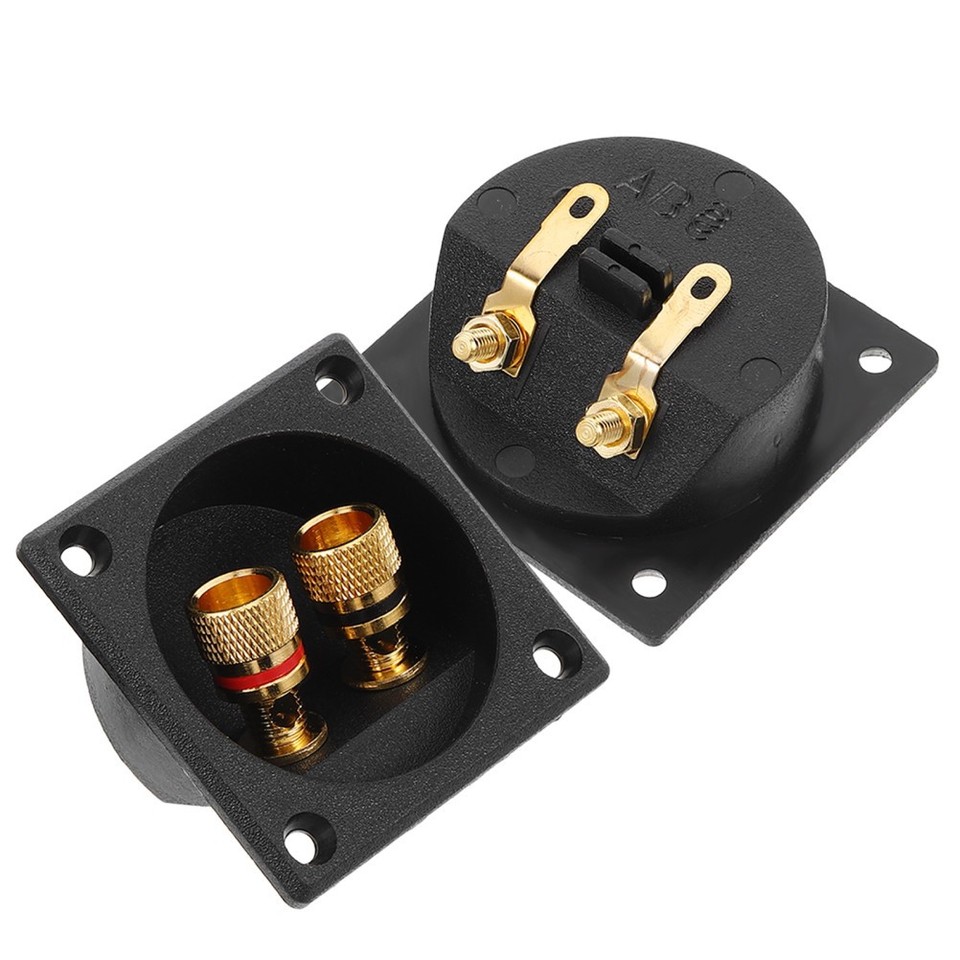 Hummingbird Conector Box 2Pcs Speaker Box Terminal Cup Connector for Car and Home Audio Repair ...