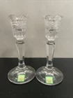 MARQUIS by WATERFORD CRYSTAL Calais II 6"  Single Light Candlestick Pair