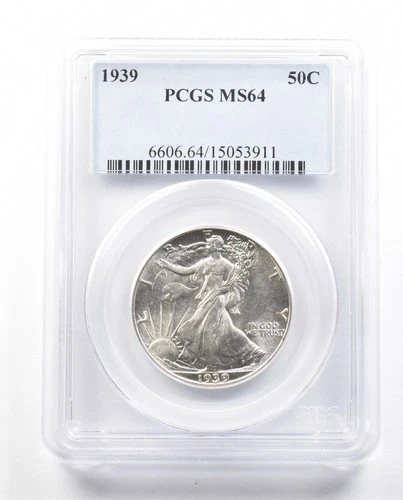 1939 Walking Liberty Half Dollar MS64 PCGS *2318