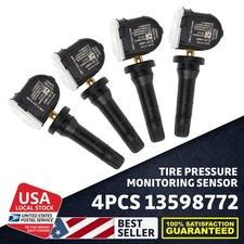 Set of (4) Tire Pressure Monitor Sensor TPMS OEM#13598772 For GM Chevy GMC Buick