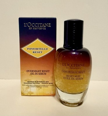 L'Occitane Immortelle Overnight Reset Oil-in-Serum - Large Size (1.6oz/50ml)