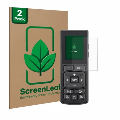 2x ScreenLeaf Displayschutzfolie für Minn Kota Advanced GPS Navigation 