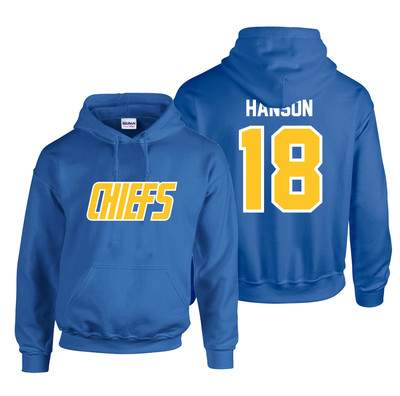 #ad Slap Shot Chiefs Hoodie Hanson #18 $49.95