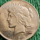 1923 $1 US Silver Peace Dollar