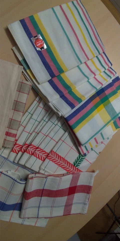 LOT DE 17 ANCIENS GRANDS TORCHONS / Stock Ancien/n’à Pas Été Utilisé... - Photo 3/4