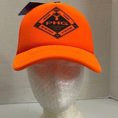 Columbia PHG Timberbuck Foam Trucker Hat Mens Blaze Orange Snapback CU7001-803