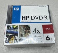 HP 8CM Write-Once Mini DVD-R - Pack of 6 DM000146 