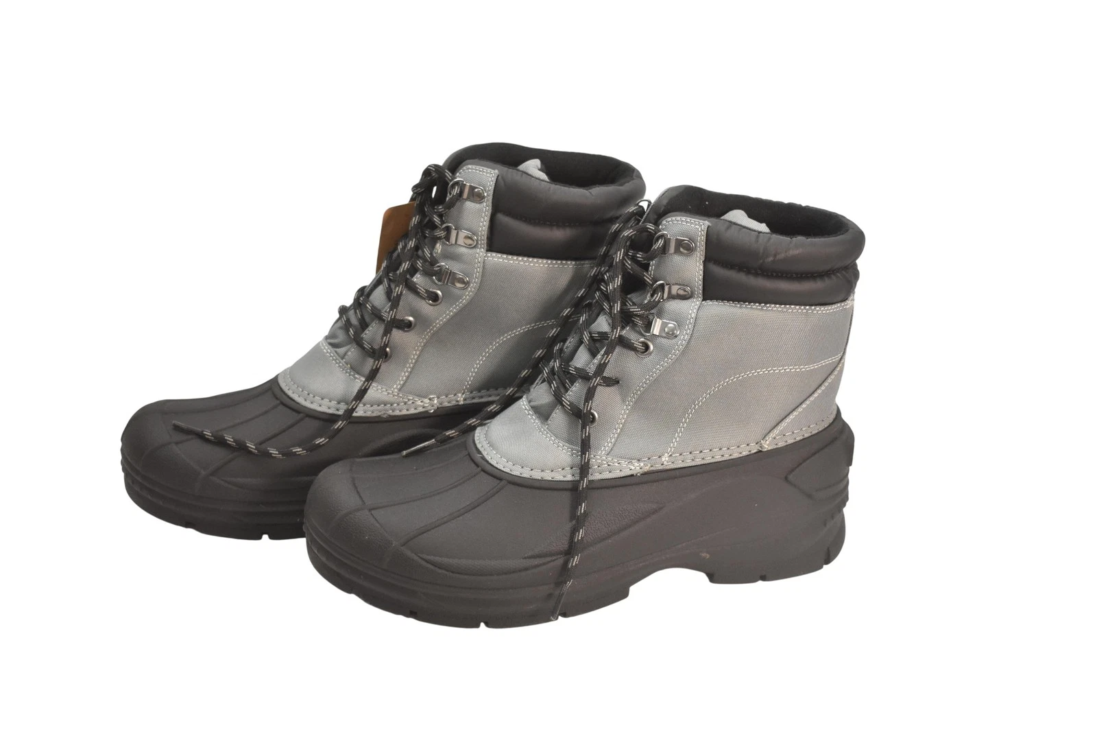 Vintage 1948 Snow Boots Mens Size 13 Gray Insulated Winter Lace Up Joe
