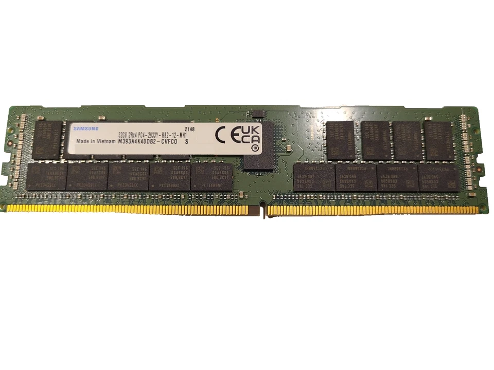 Samsung M393A4K40DB2-CVFC0 (32GB 2Rx4 PC4-2933Y | 32 GB DDR4 ECC RDIMM) - Image 1 of 1