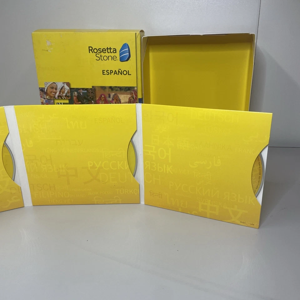 Rosetta Stone: Spanish/Espanol • Level 1-4 Set W Application Disk NO HEADPHONE - Image 4 of 4