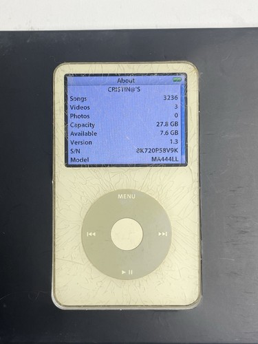 Apple iPod classic 5th Generation White (30 GB) ma444ll With Box - Picture 4 of 6