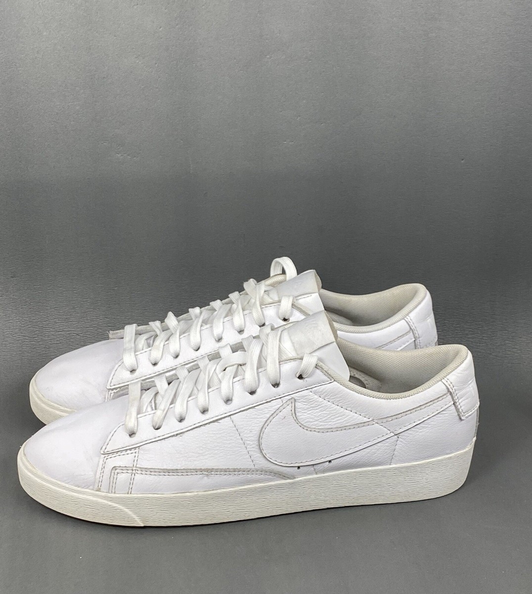 Size 9.5 - Nike Blazer Low LE Triple White - AV9370-111 | eBay