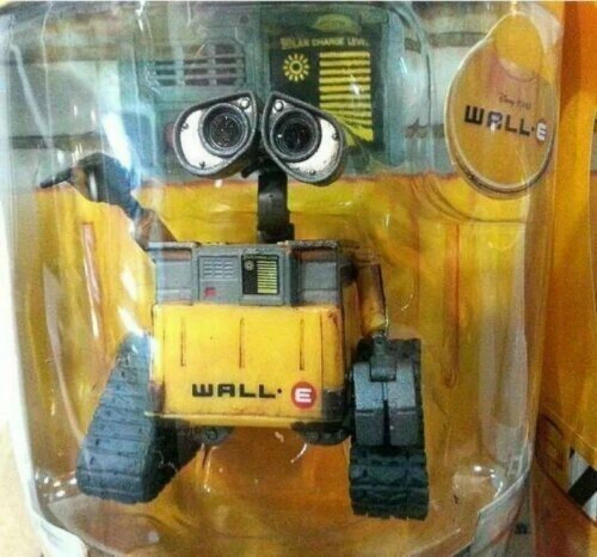 Disney Pixar Wall-E and Eee-Vah EVE Set of 2pcs Mini Robot Action Figure - Image 2 of 4