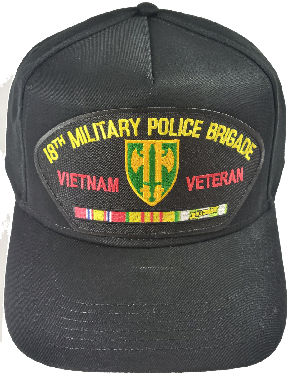 US ARMY 18TH MILITARY POLICE MP BRIGADE VIETNAM VETERAN HAT W