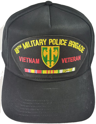 US ARMY 18TH MILITARY POLICE MP BRIGADE VIETNAM VETERAN HAT W