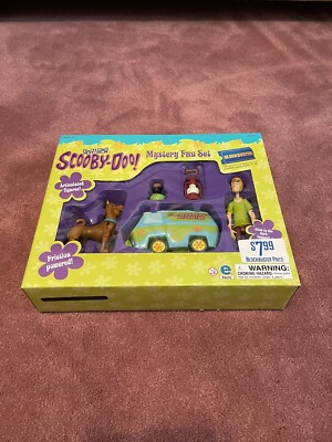 RARE! Scooby-Doo! Mystery Fun Figures Set - 2001 Equity BLOCKBUSTER EXCLUSIVE