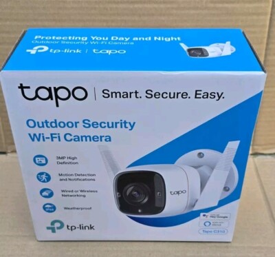 NEU TP Link Tapo C310 kabelgebundene oder kabellose Überwachungskamera WiFi für den Außenbereich - TAPOC310